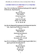 Bồi dưỡng học sinh giỏi Lớp 4, 5 theo các dạng toán ở Tiểu học